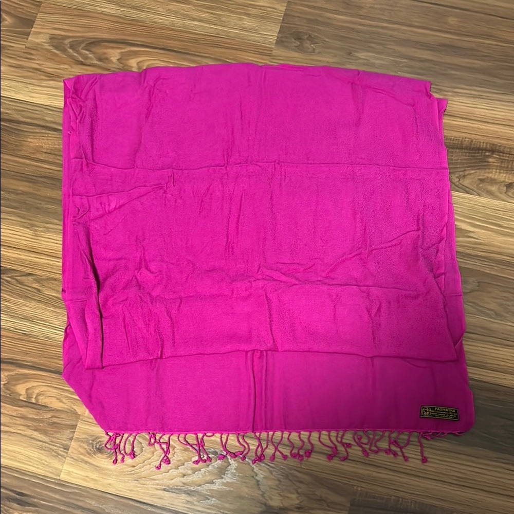 Pashmina Hot Pink Scarf